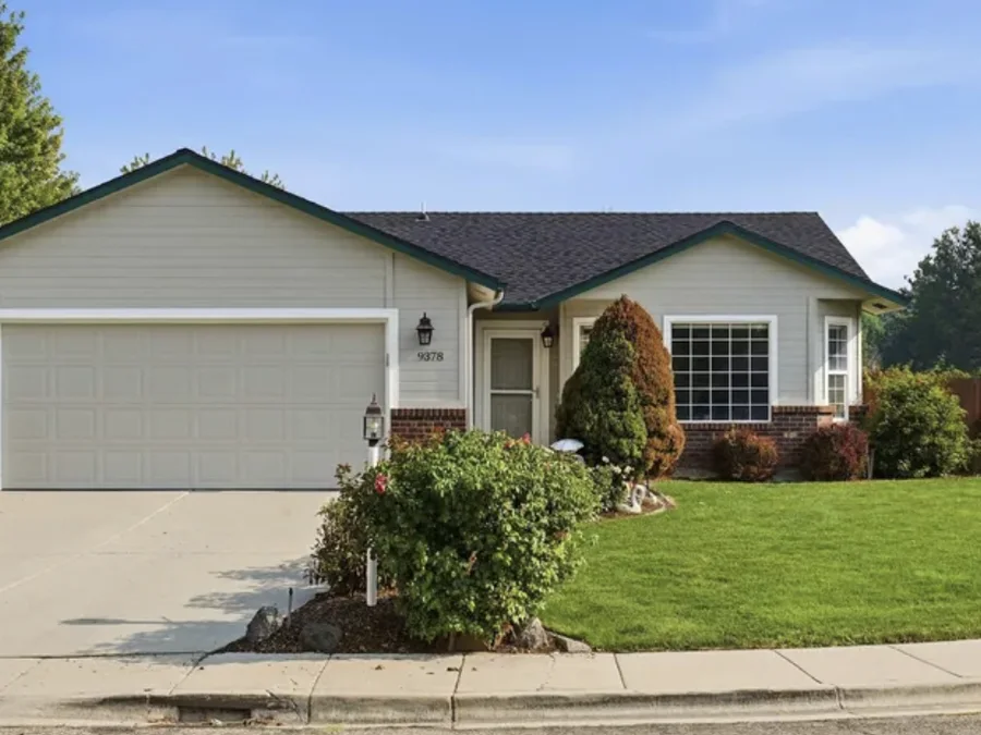 Exterior view of the single-family home at 9378 W Surf Street in Southwest Boise.